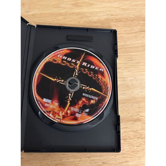 Ghost Rider 2007 DVD Action Adventure Nicolas Cage Eva Mendes Marvel Pre-Owned - Picture 3 of 4